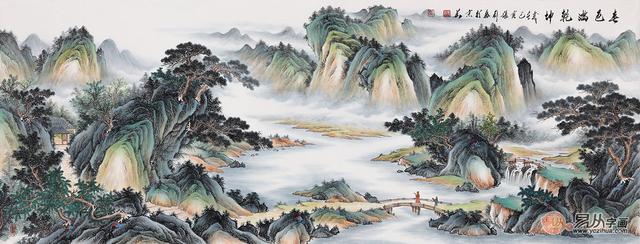 家居装饰画 国画山水品位十足 打造品位家居不在话下
